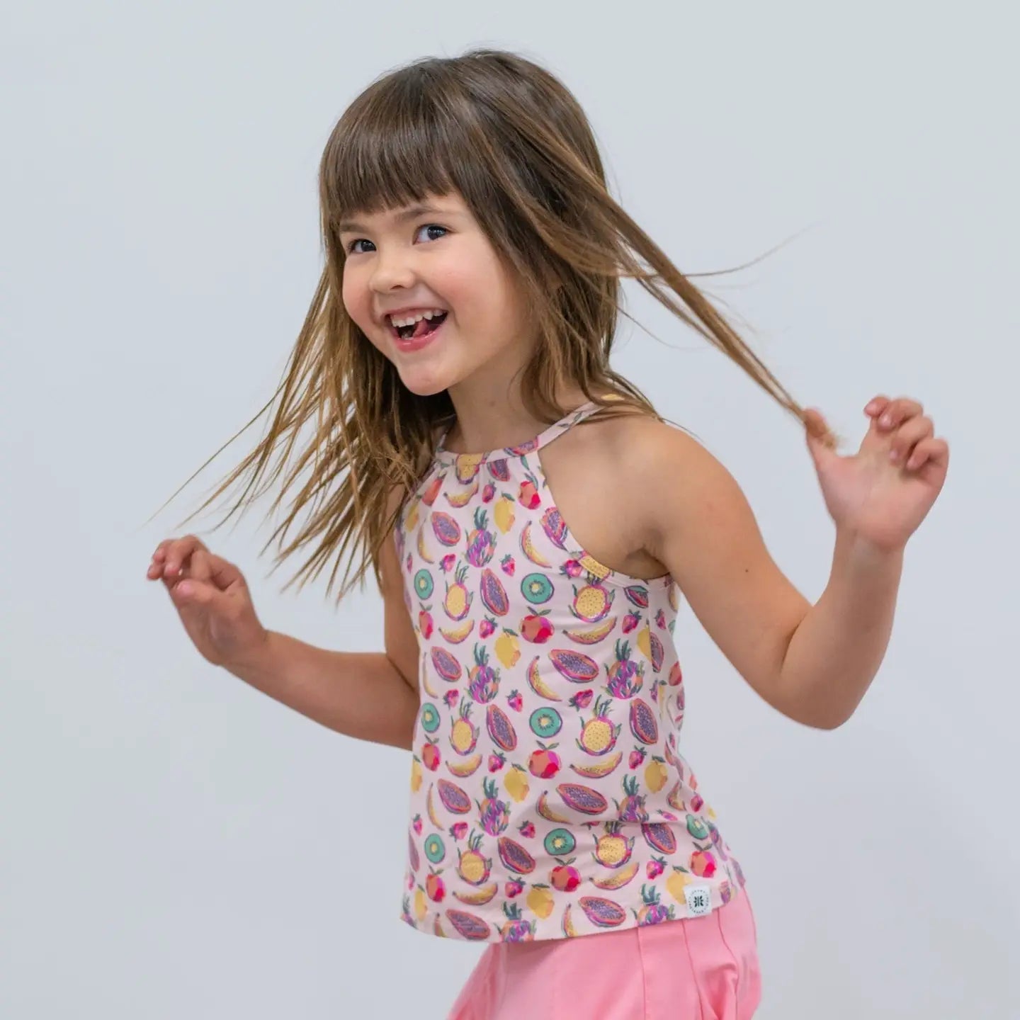 Tulip Pink Bamboo Pleated Skort