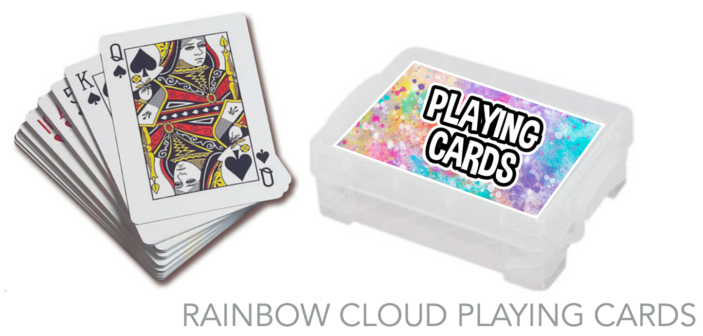 Rainbow Cloud Playing Cards