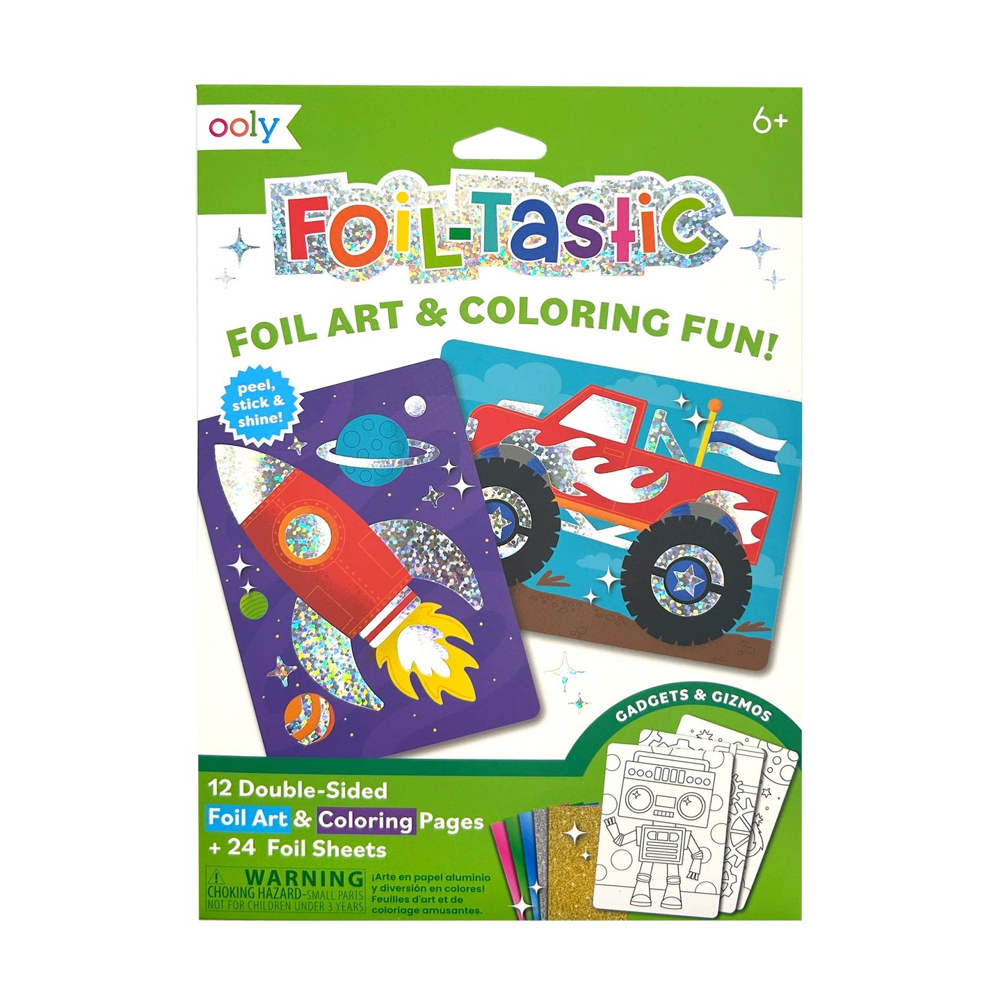 Foil Art & Coloring Kit - Gadgets & Gizmos