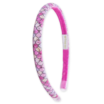 Fuchsia Mermaid Thin Headband
