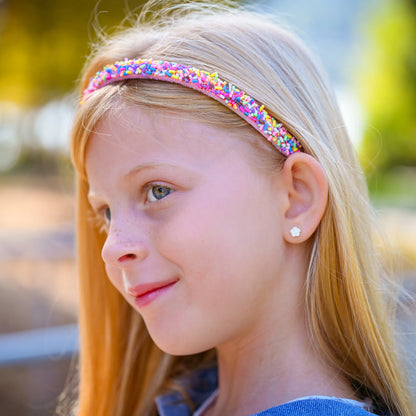 Rainbow Sprinkles Thin Headband