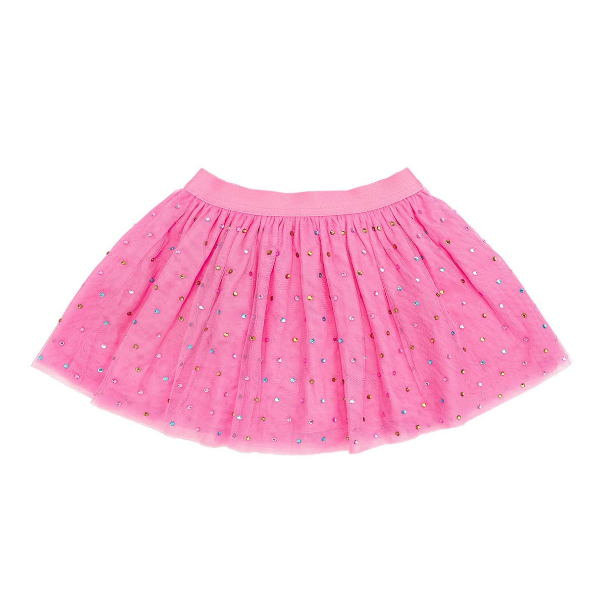 Raspberry Rhinestone Tutu Skirt
