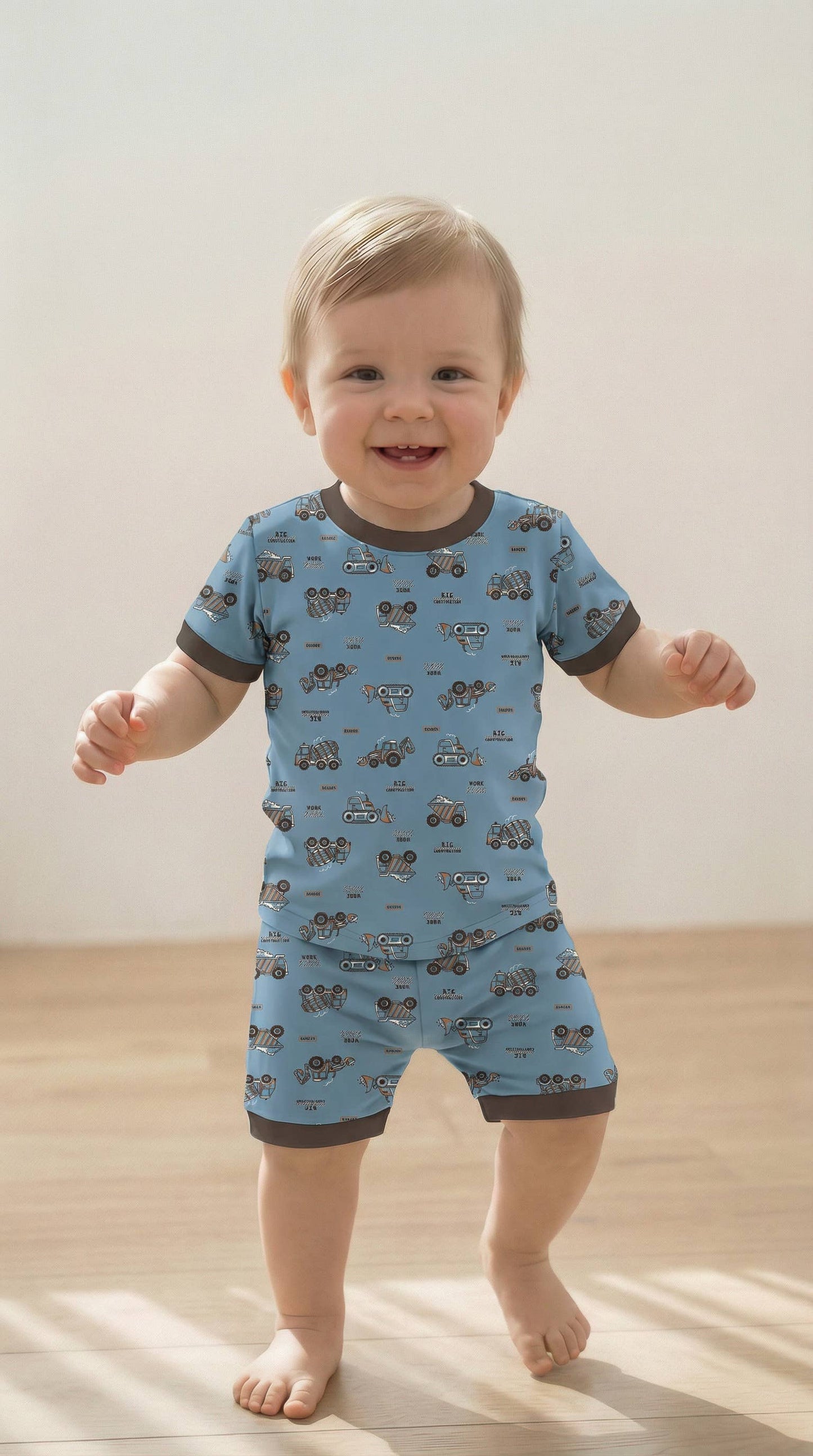 Busy Truck S/S Pajama Set