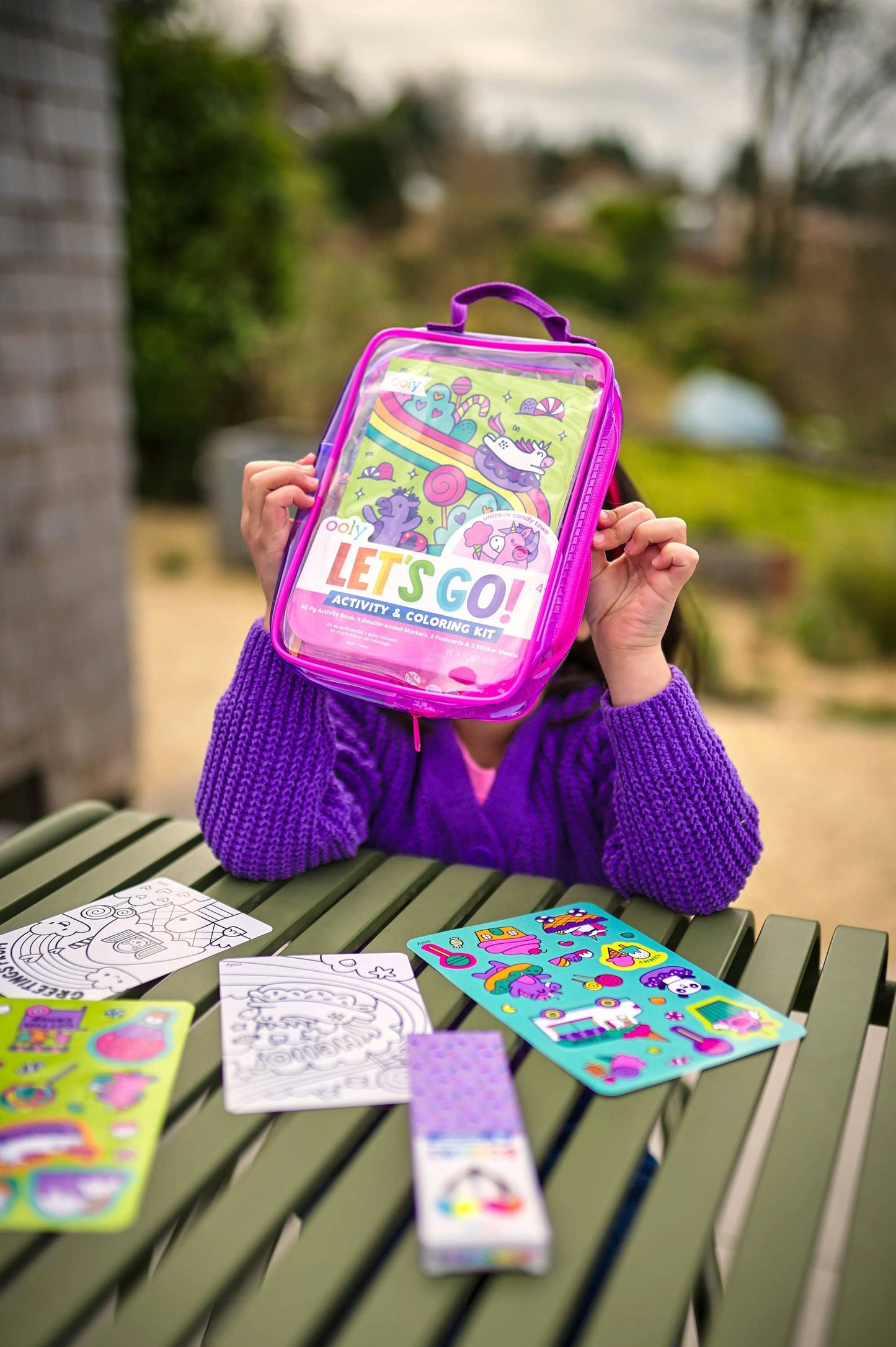 Activity & Coloring Kit - Unicorn Candy Town