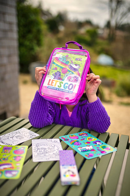 Activity & Coloring Kit - Unicorn Candy Town