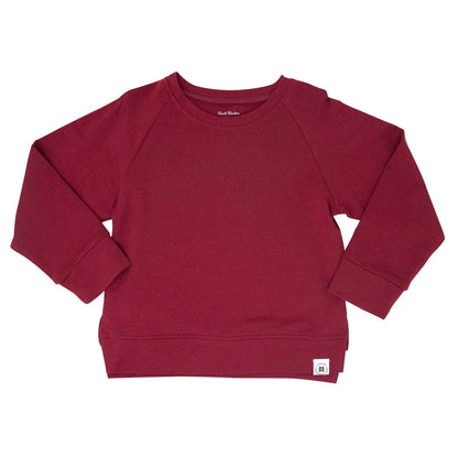 Rhubarb French Terry Bamboo Crew Neck Jogger Set