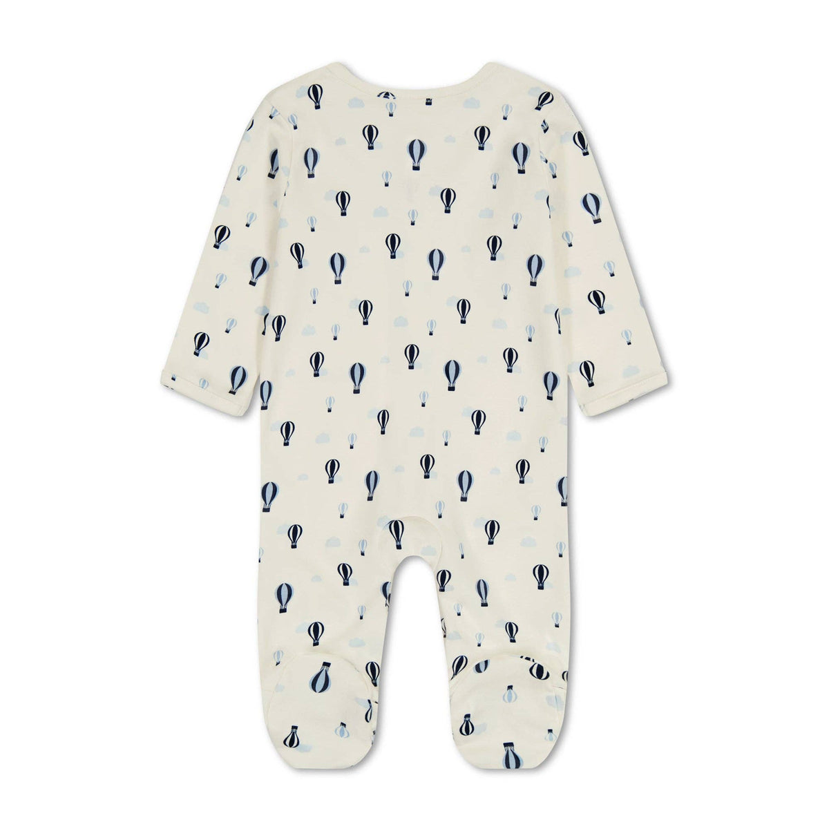 Balloons + Clouds Cotton Footie + Hat Set