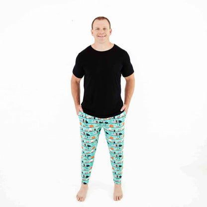 Drop Of Magic Men's Pajama Set in Teal
