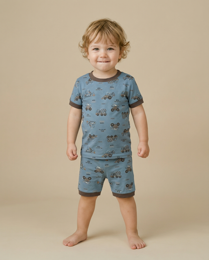 Busy Truck S/S Pajama Set