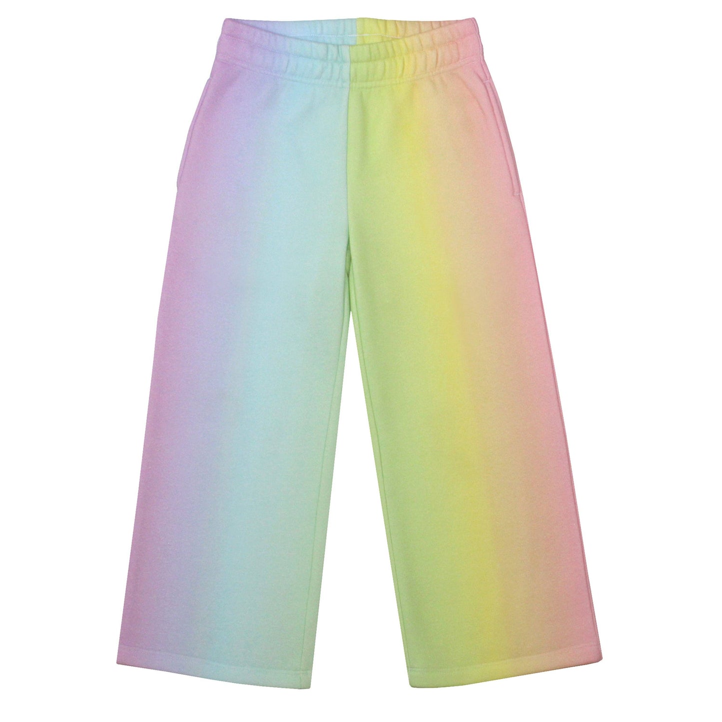 Rainbow Wide-Leg Joggers