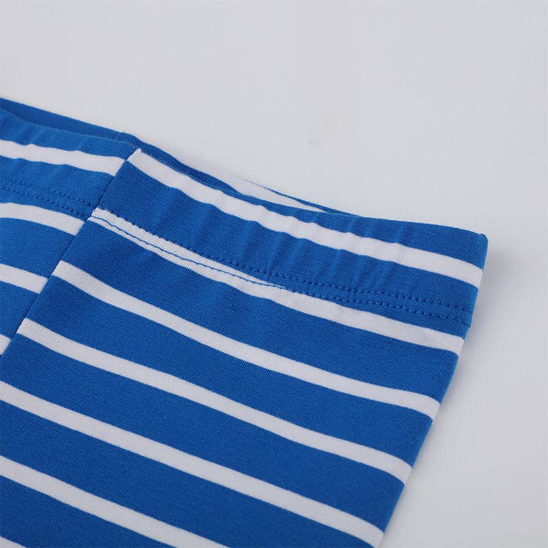Garden Party Blue Striped Legging