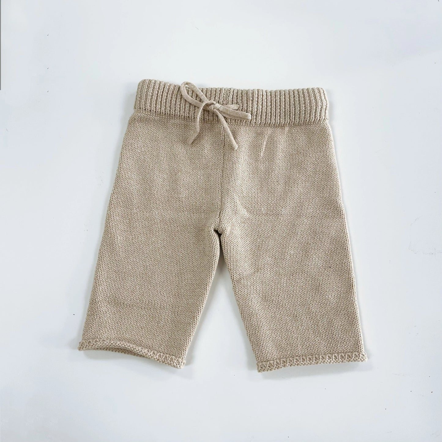 Stay cozy in these French Vanilla Charlie Knit Pant! Features a heathered knit, wide-leg cut with elastic waist and drawstring. Style with our French Vanilla Charlie Knit Pullover!   100% Cotton.  Wash cold with similar colors; lay flat to dry.   Women owned.