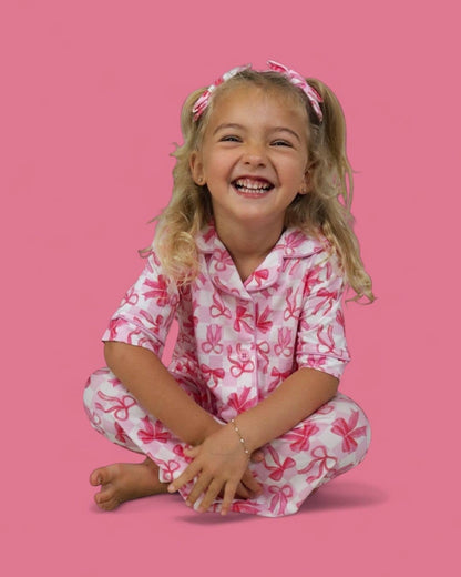 Bow Checkered Charm Dream Flare Set