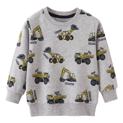 Grey Construction Sweatshirt