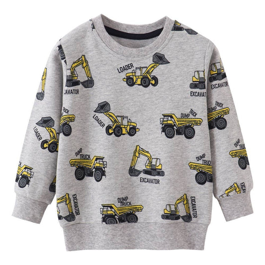 Grey Construction Sweatshirt
