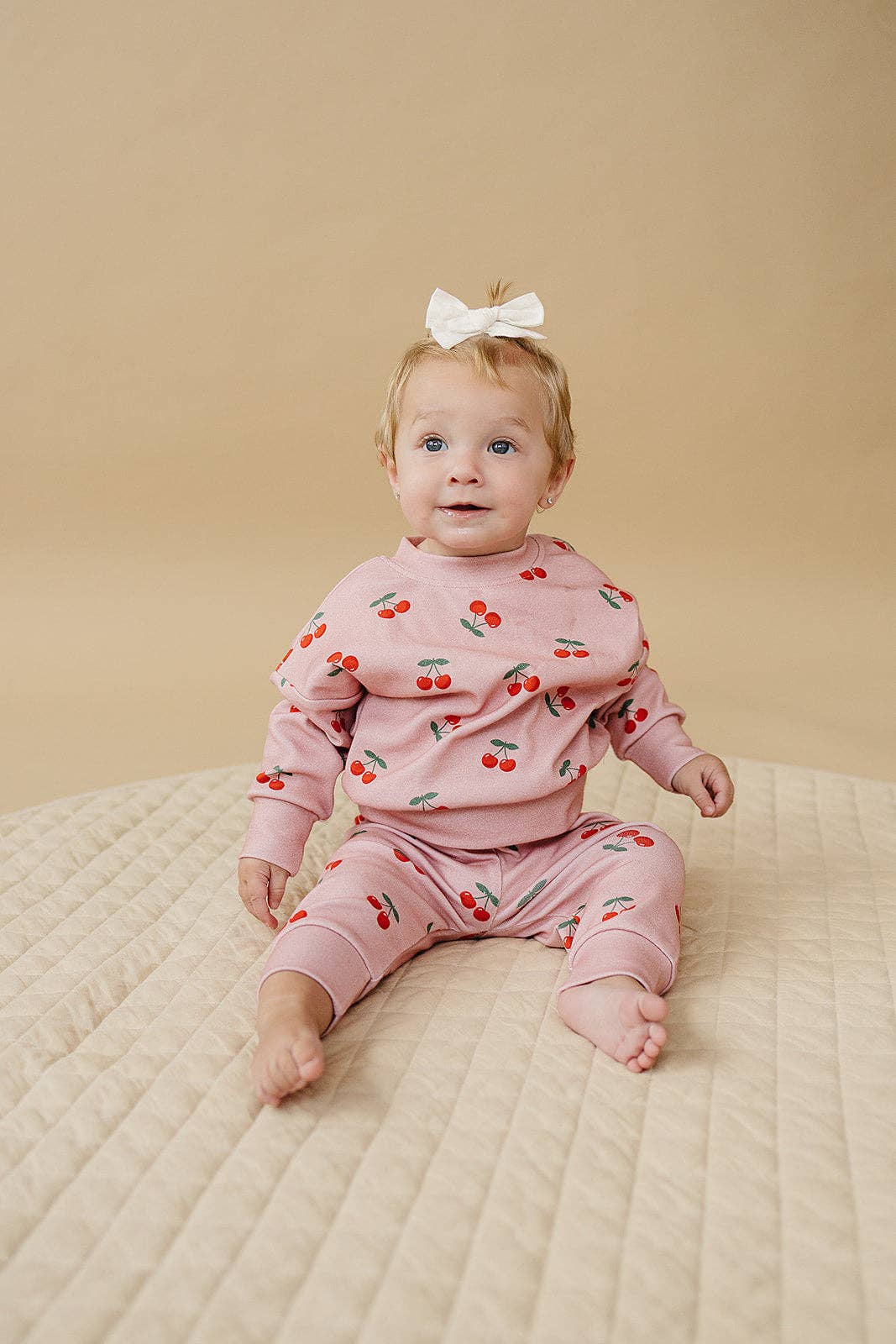 Blush Cherry Baby Jogger Set