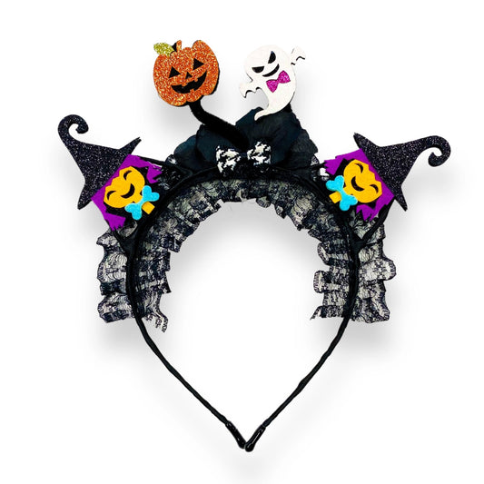 Glitter + Lace Halloween Headband