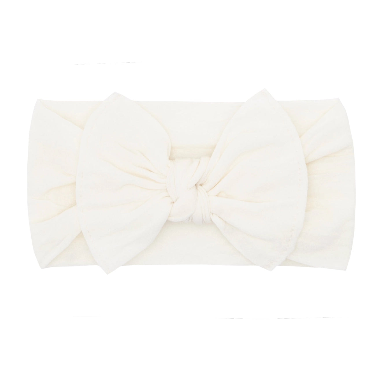 The Knot Soft Stretch Headband in Ivory