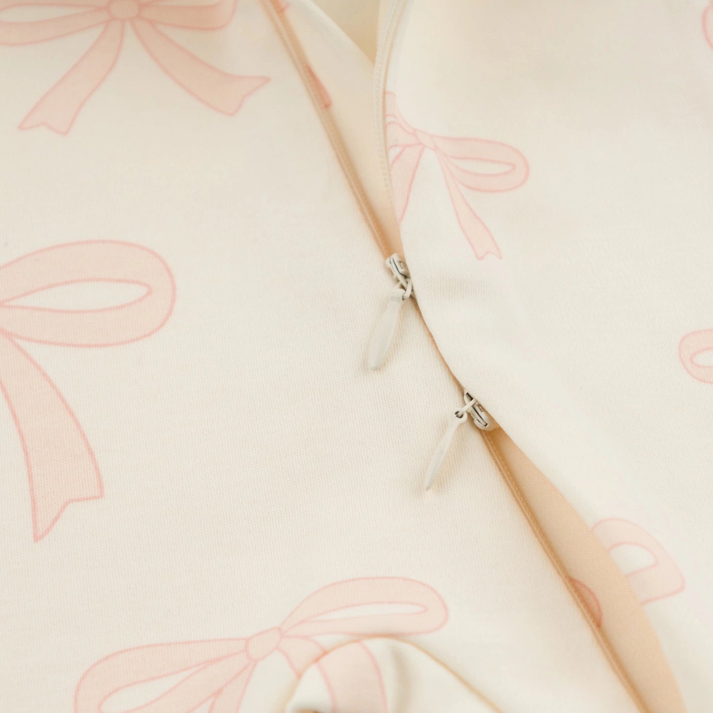 Big Bows Pink Footie