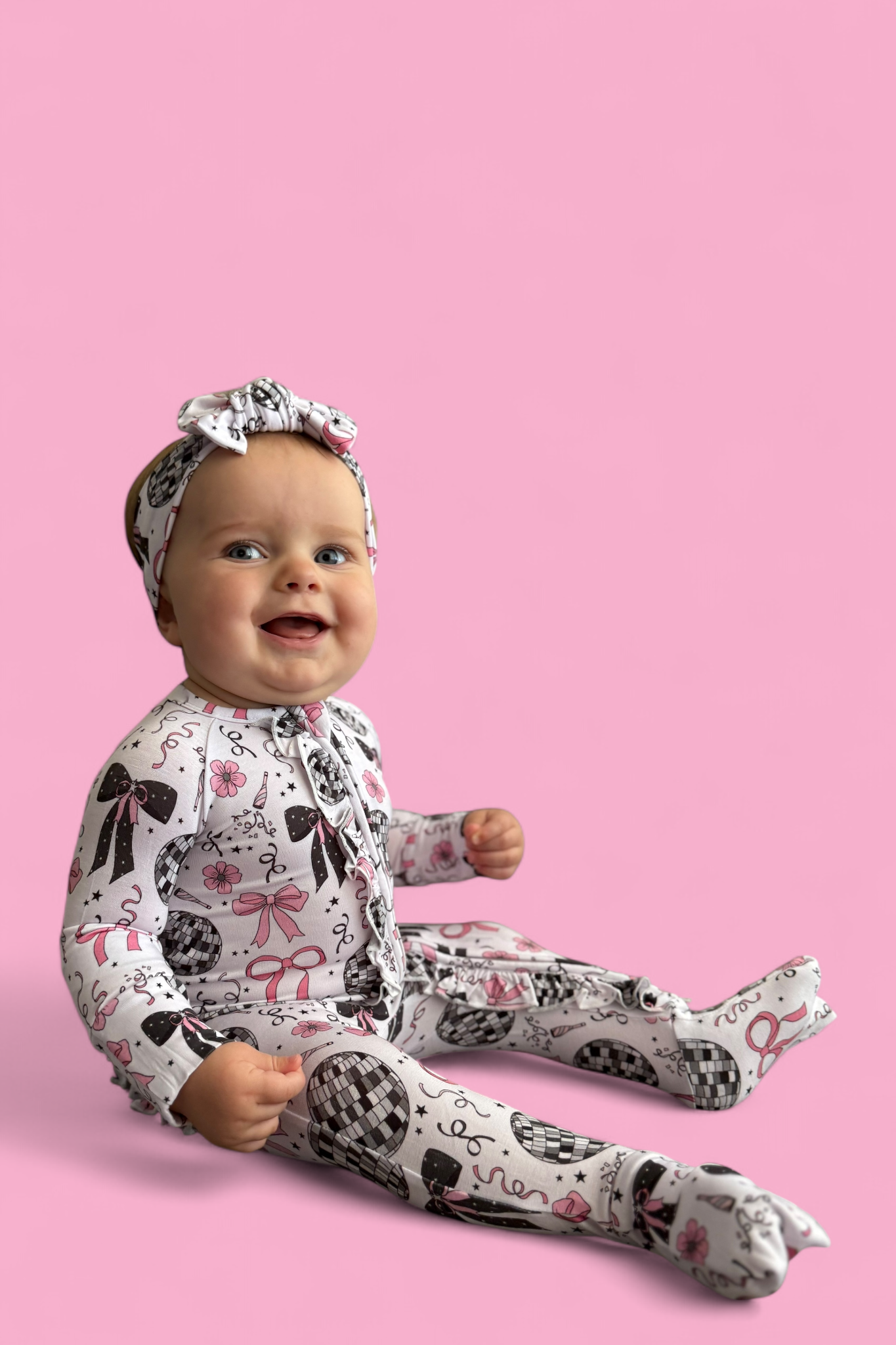 Midnight Disco Darling Dream Ruffle Romper