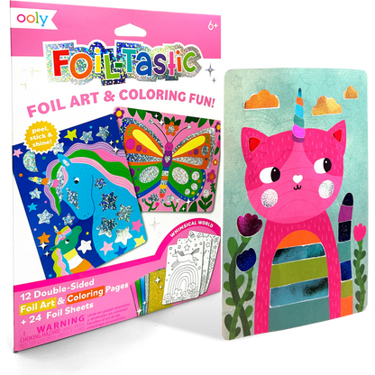 Foil Art & Coloring Kit - Whimsical World