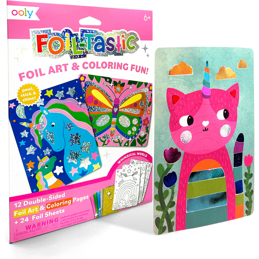 Foil Art & Coloring Kit - Whimsical World
