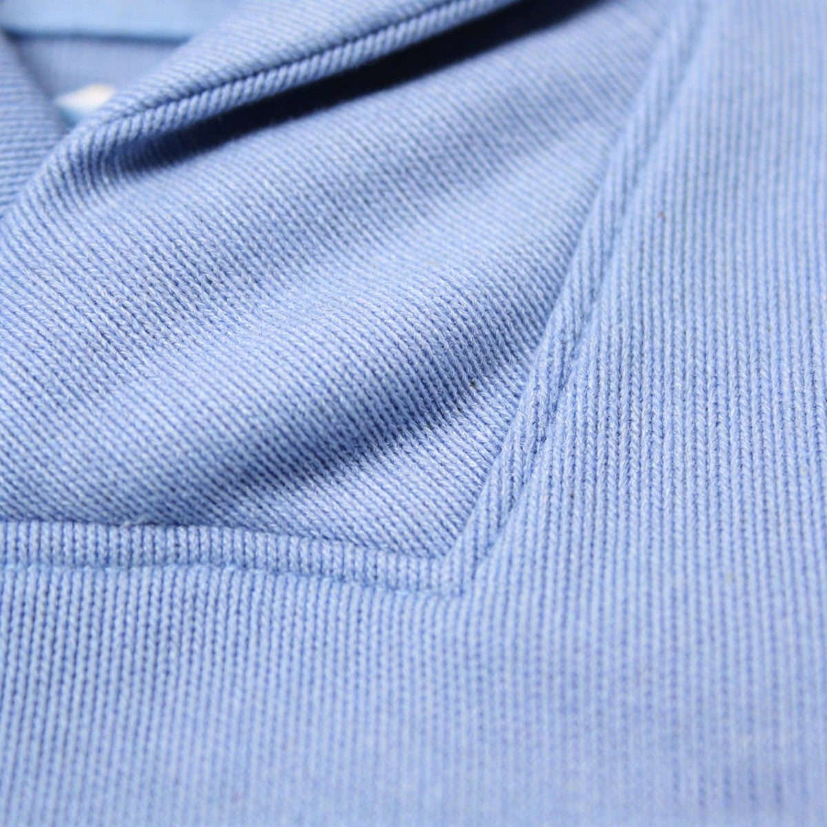 French Blue Shawl Collar Sweater