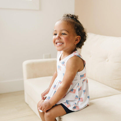 American Flag Bamboo Swing Tunic