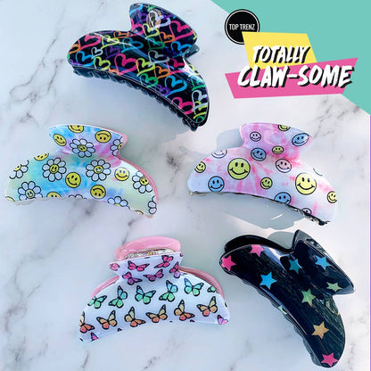 Large Heart Claw Clip