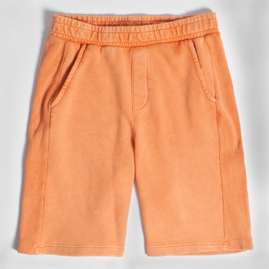Orange Dyed Jogger Short