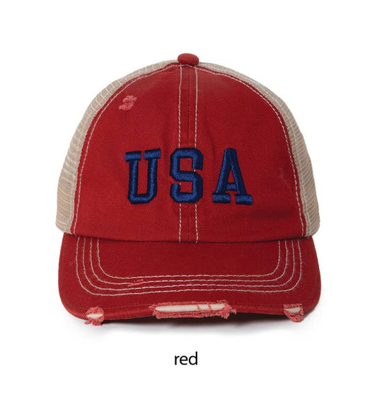 USA Mesh Back Hat