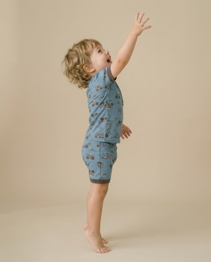 Busy Truck S/S Pajama Set