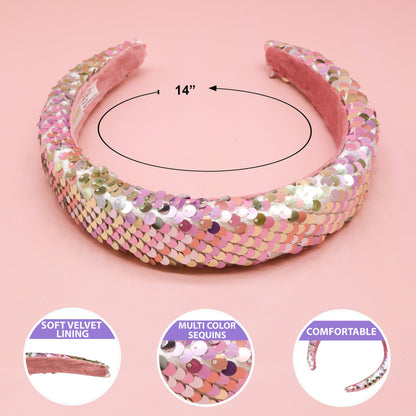 Rainbow Sequin Headband