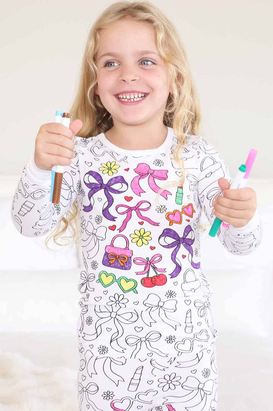 Material Girl Colorable Bamboo Pajama Set
