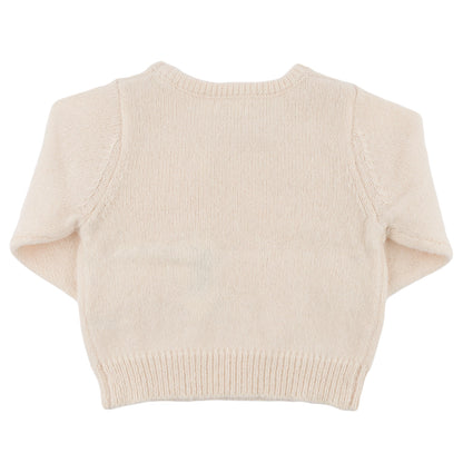 Baby Pink Bow Crew Neck Sweater