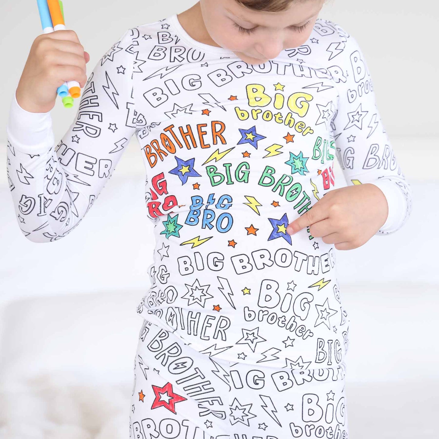 Colorable Big Bro Pajama Set