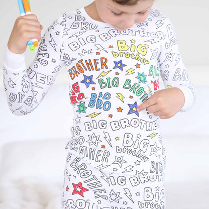 Colorable Big Bro Pajama Set