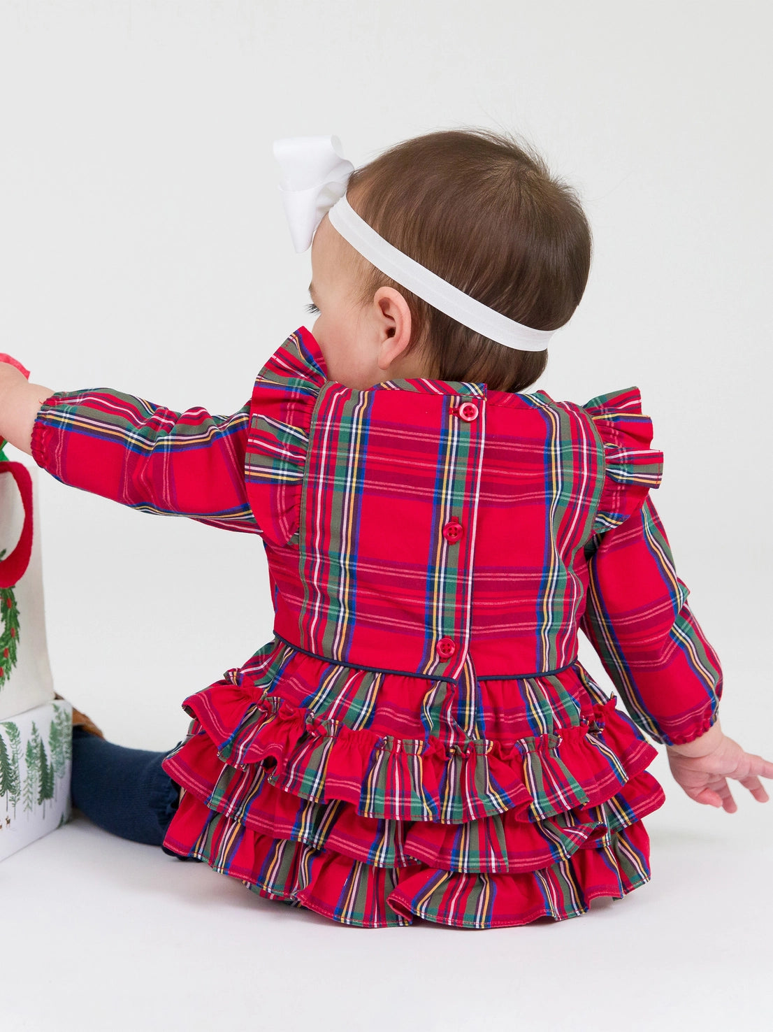 Tis the Season Ruffle Bubble Romper