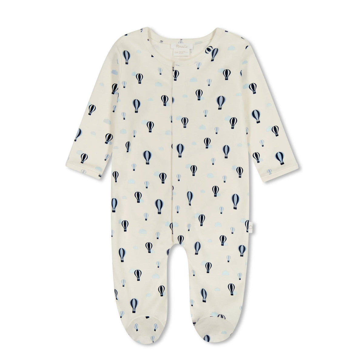 Balloons + Clouds Cotton Footie + Hat Set
