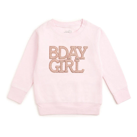 Pearl BDay Girl Patch Sweatshirt