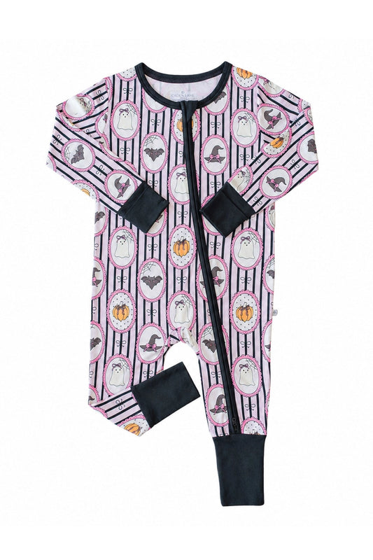 Galloween Glow Convertible Bamboo Zip Romper