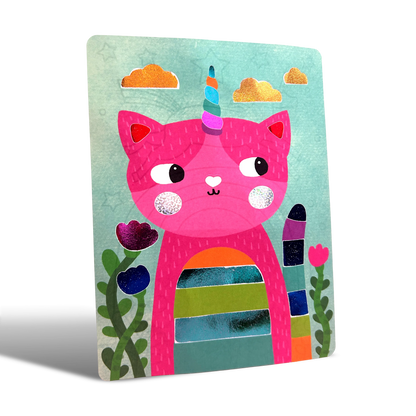 Foil Art & Coloring Kit - Whimsical World