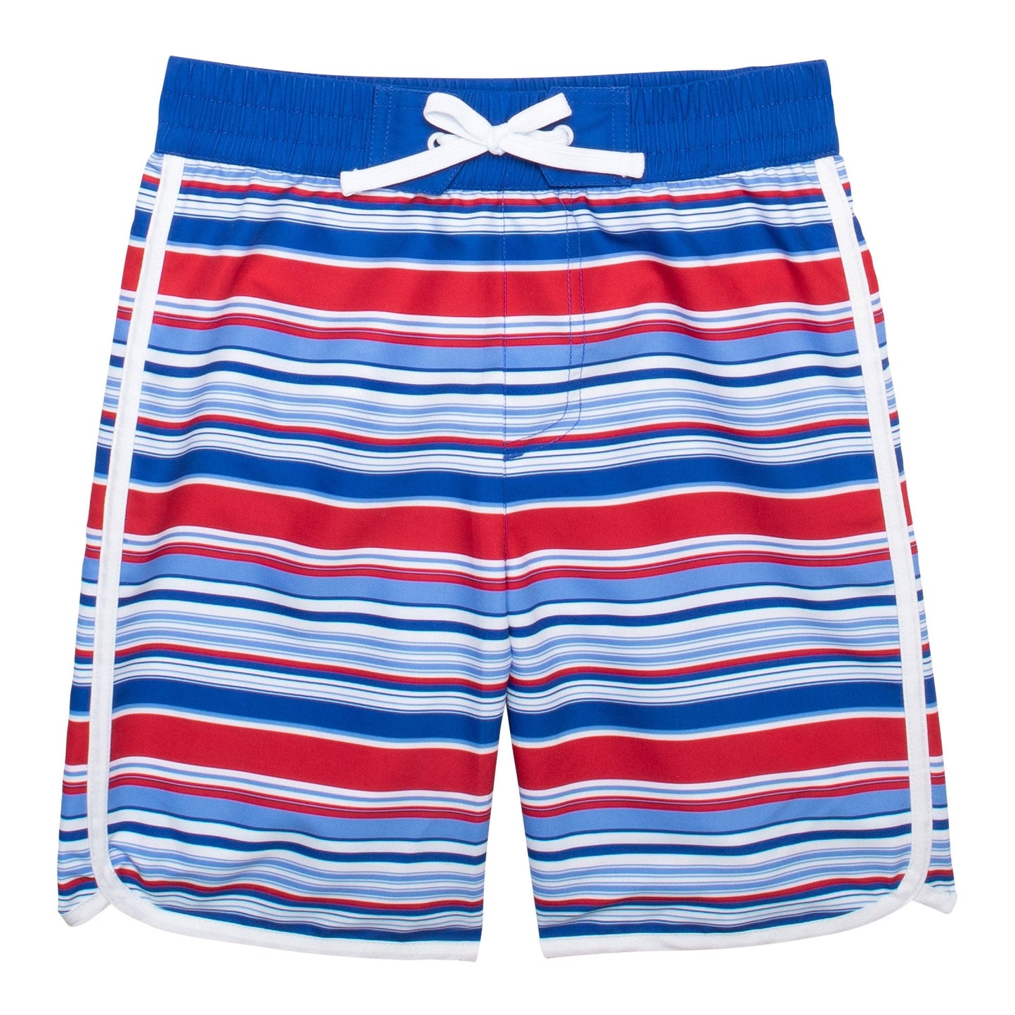 Navy Stripe Swim Trunk