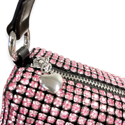 Pink Crystal Purse