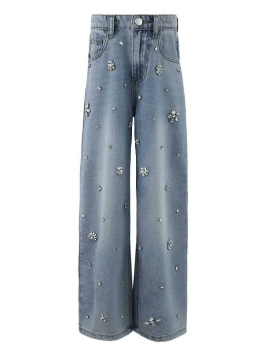 Crystal Flower Jeans (Adult)