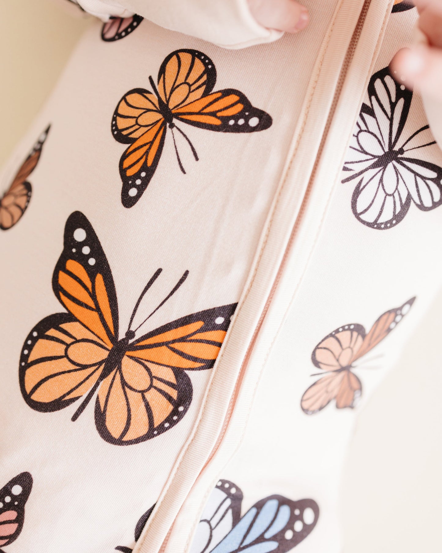 Butterflies Bamboo Zip Romper