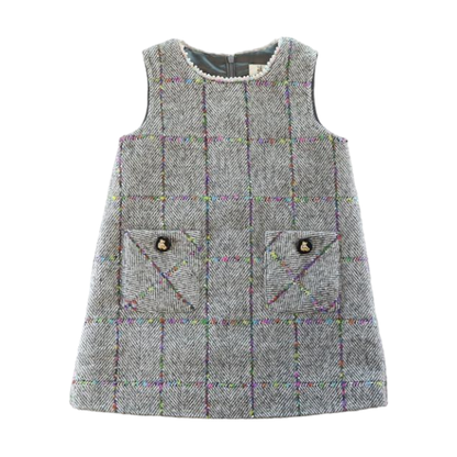 Herringbone Wooly Dress