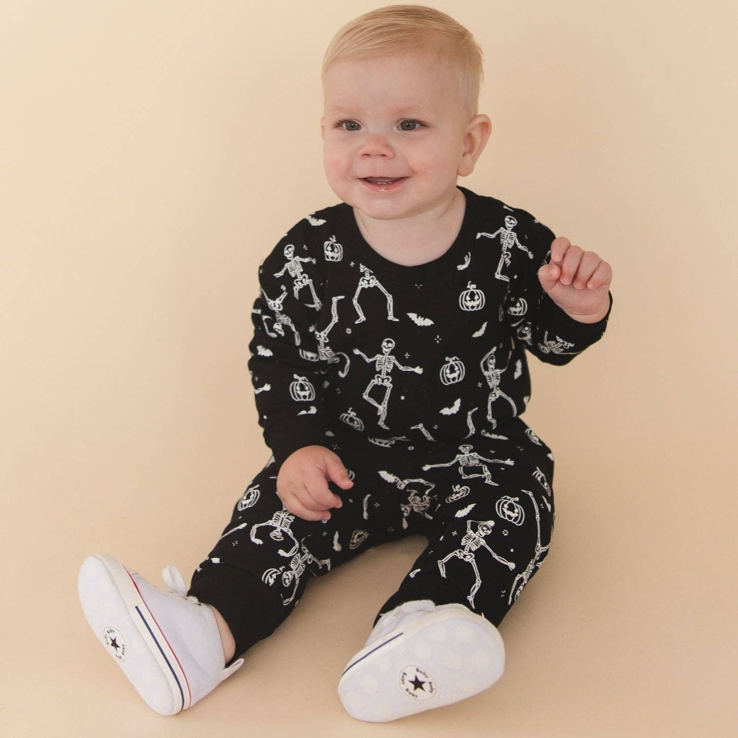 Glow In The Dark Silly Skelly Jogger (Infant)