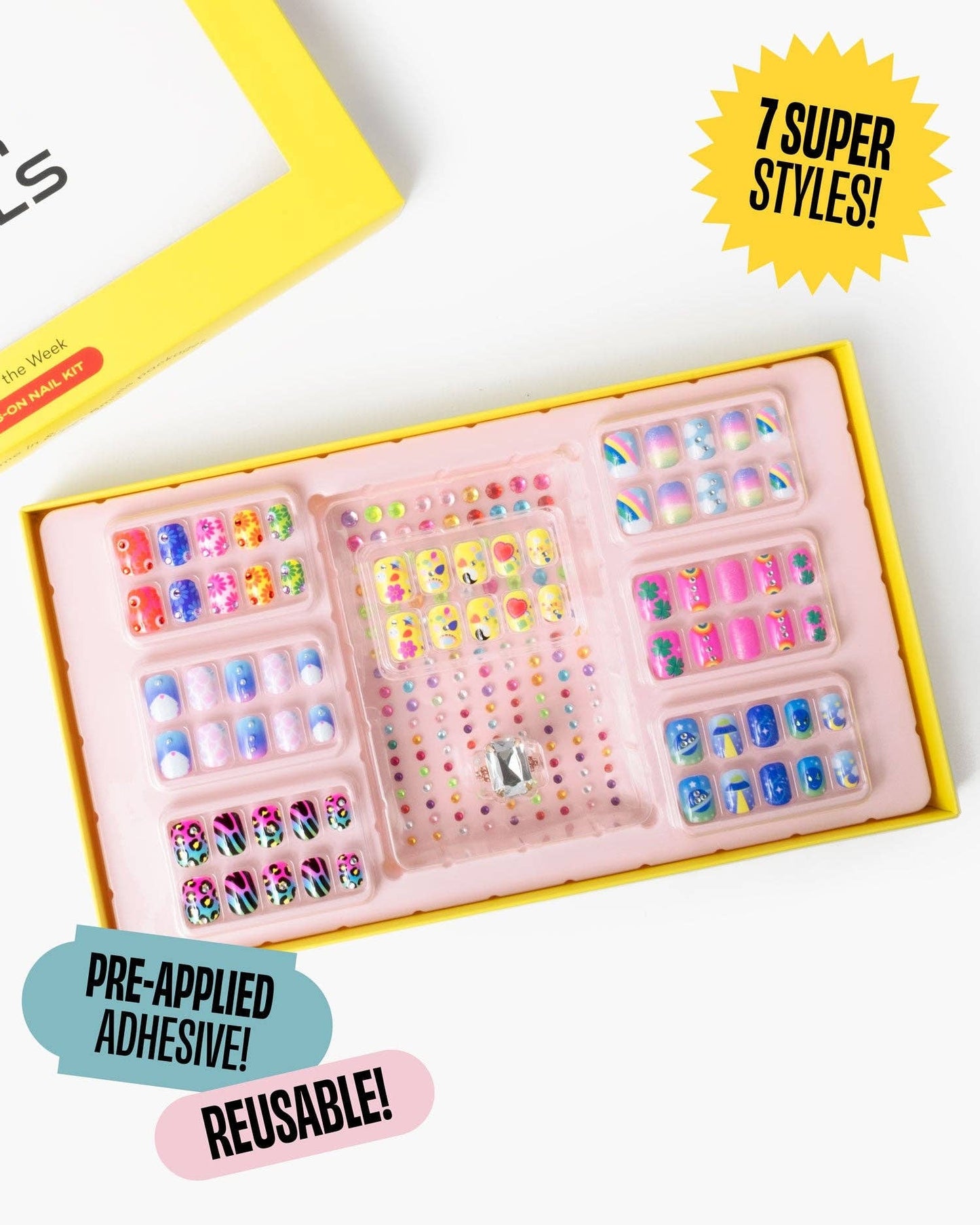 Days of the Week Press On Nail Kit