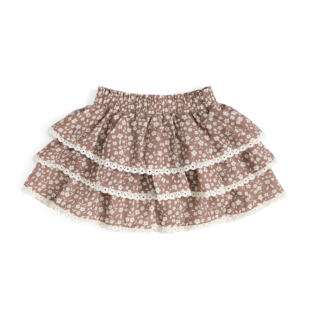 Mocha Floral Skort
